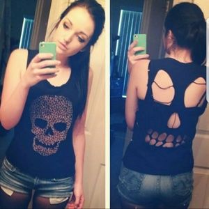 Skull tank top